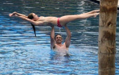 7. Una Healy – topless, 2010