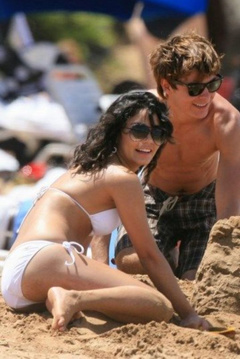 11. Vanessa Hudgens – white bikini, 2007
