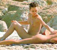4. Vanessa Paradis – nude swimming, 1994