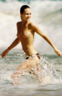 7. Vanessa Paradis – nude swimming, 1994