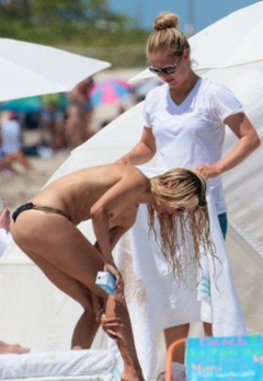 3. Victoria Bonya – topless, 2017