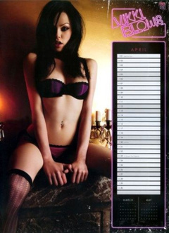 6. Vikki Blows Tits, Ass – 2008 calendar, 2007