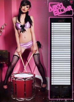 8. Vikki Blows Tits, Ass – 2008 calendar, 2007