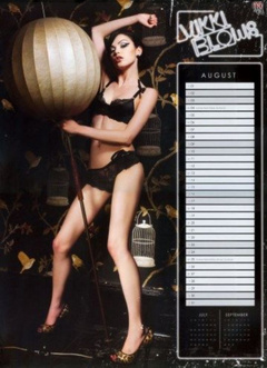 9. Vikki Blows Tits, Ass – 2008 calendar, 2007
