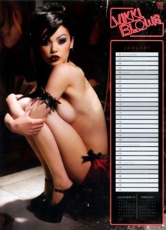12. Vikki Blows Tits, Ass – 2008 calendar, 2007