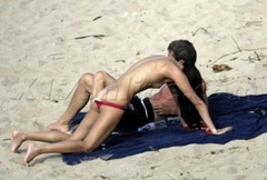 3. Ziyi Zhang – Topless sunbathing, 2009