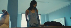 3. Zoe Saldana Naked – Colombiana, 2011