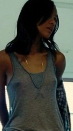 18. Zoe Saldana Naked – Colombiana, 2011