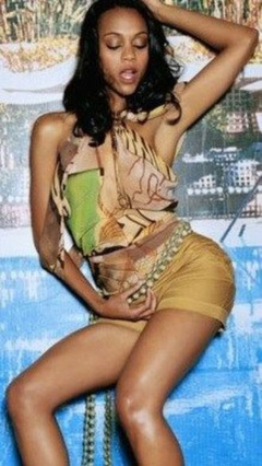 4. Zoe Saldana – Giant Outtakes