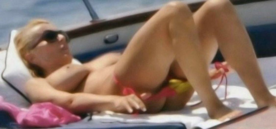 Rita Rusic - Nude sunbathing, 2008.