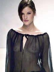 Alessandra Ambrosio – See through blouse, 2001