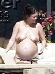 Catherine Zeta-Jones – Topless sunbathing, 2003