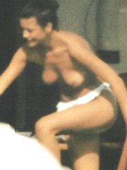 Catherine Zeta-Jones – Topless swimming, 1991