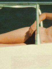 Chiara Mastroianni – Topless sunbathing