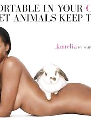 Jamelia Naked – PETA ad, 2007