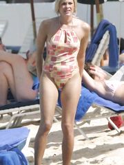 Jenni Falconer – bikini at the beach, 2006