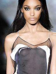 Jourdan Dunn – catwalk see through, 2008
