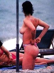 Maribel Verdu – Topless sunbathing, 2002
