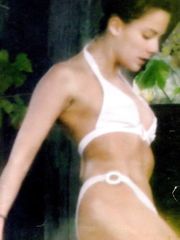 Melissa Theuriau – white bikini, 2007
