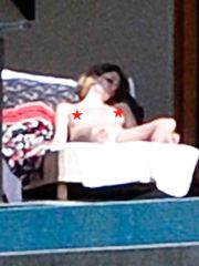 Mischa Barton – Topless sunbathing, 2008