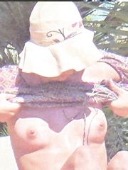 Rosanna Davidson – Topless sunbathing, 2007