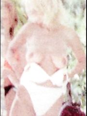 Ulrika Jonsonn – Topless sunbathing, 1998