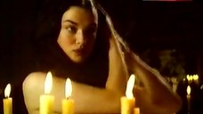 2. Rachel Weisz Boobs Behind Candles – Scarlet & Black