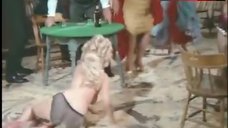 3. Marsha Jordan Topless Fighting in Mud – Lady Godiva Rides