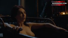 5. Carice Van Houten Naked in Bathtub – Game Of Thrones