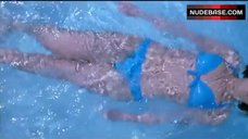 4. Olivia Williams Swimming in the Pool – Tara Road