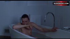 1. Olivia Williams Topless Crying in Bath – Maps To The Stars