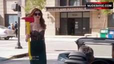 4. Kate Walsh in Sexy Corset – Bad Judge