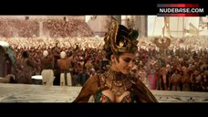 3. Emma Booth Cleavage – Gods Of Egypt