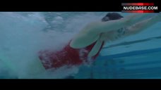 1. Haley Bennett in Red Swimsuit – Kristy