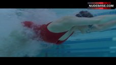 2. Haley Bennett in Red Swimsuit – Kristy