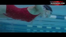 3. Haley Bennett in Red Swimsuit – Kristy