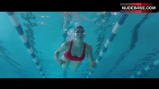8. Haley Bennett in Red Swimsuit – Kristy
