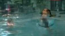 4. Renee Humphrey Topless in Pool – The Sex Monster