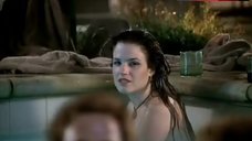 7. Renee Humphrey Topless in Pool – The Sex Monster