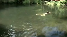 3. Megan Mcnally Nude Swimming in Pond – Three Bad Men