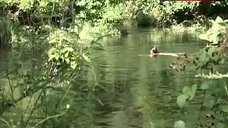 4. Megan Mcnally Nude Swimming in Pond – Three Bad Men