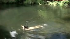 Megan Mcnally Nude Swimming in Pond – Three Bad Men