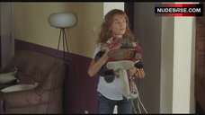 4. Adelaide Leroux in Floral Bikini – Home