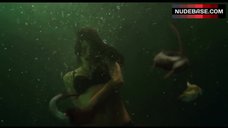 7. Katharine Mcphee in Lingerie Underwater– Shark Night 3D