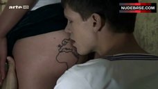 6. Marie Kremer World Map Tattoo on Butt – Les Cinq Parties Du Monde
