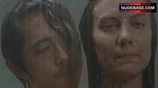 8. Lauren Cohan Shower Scene – The Walking Dead