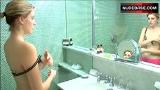 9. Greta Gerwig Adjusting Boobs in Bathroom – Nights And Weekends