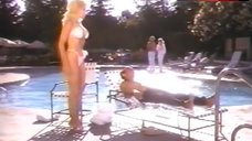 5. Judy Landers Sexy in White Bikini – Club Fed