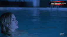 7. Ruta Gedmintas Hot Scene in Pool – The Strain