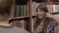 9. Lizzy Caplan Butt Crack – Save The Date